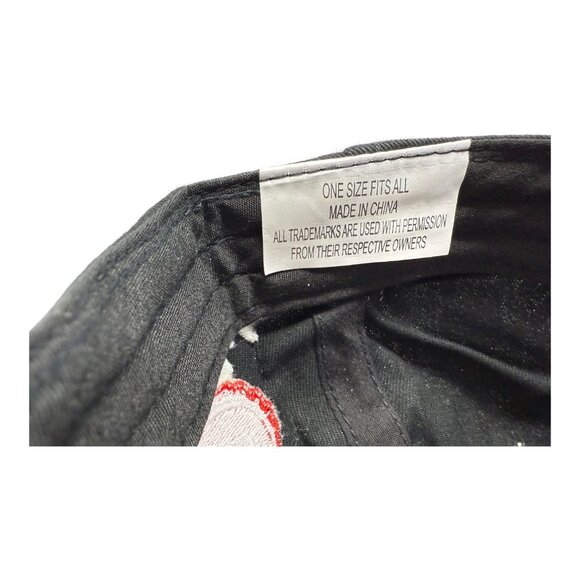 Coca-Cola NASCAR Bill Elliott No 43 Adjustable Black Red Baseball Cap Signature - Picture 6 of 6